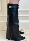 Noir effet cuir