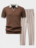 Marron et beige