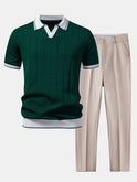 Vert foncé et beige